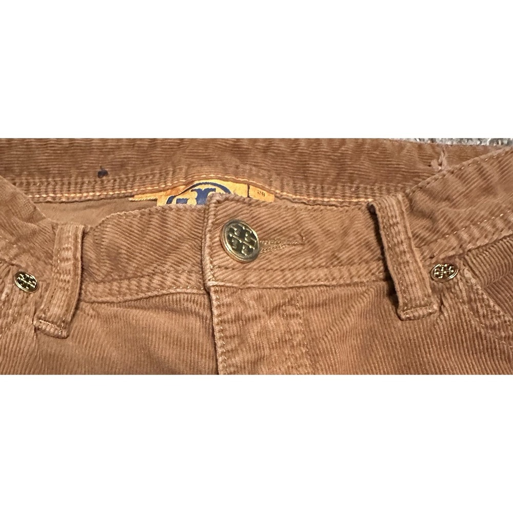 Tory Burch Tan/Brown Corduroy Pants Boot Cut/Flare - Sz 28 - Picture 2 of 15